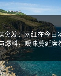 蜜桃传媒突发：网红在今日凌晨被曝曾参与爆料，暧昧蔓延席卷全网