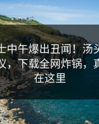 业内人士中午爆出丑闻！汤头条轻量版引热议，下载全网炸锅，真相揭秘在这里